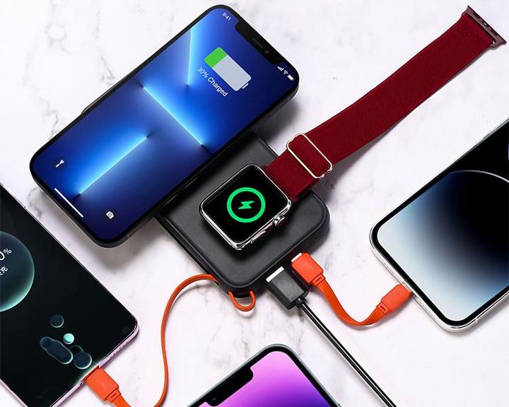 Productafbeelding Technaxx Wireless Powerbank, 3in1 (10000 mAh, 22.50 W, 22.50 Wh)