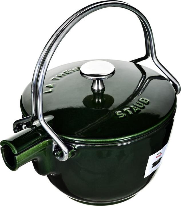 Actual product image Staub Teekanne rund 16.5 cm basil (1.15 l)