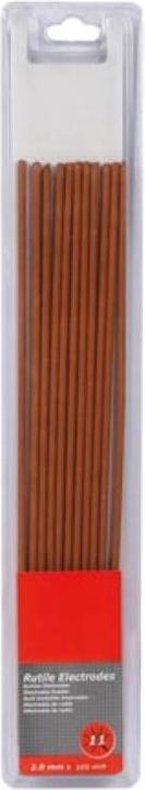 Actual product image Velleman STAINLESS STEEL ELECTRODES - 2.0 x 250 mm - 11 pcs
