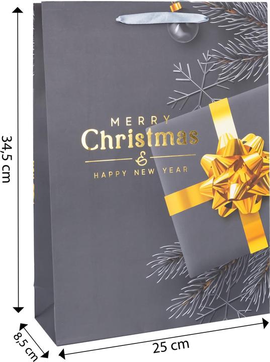 Immagine prodotto Idena Borsa regalo WH 34,5x25x8,5cm FSC-Mix (Borsa da regalo)