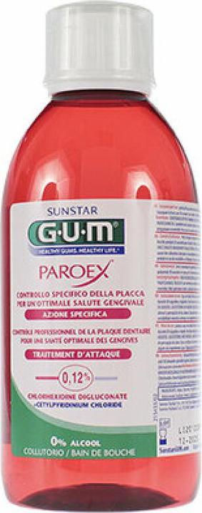 Produktbild GUM SUNSTAR PAROEX Mundspülung 0.12 % chlorhexidine (300 ml, Mundspülung)