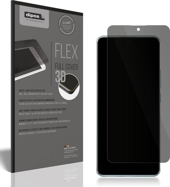 Produktbild Dipos Privacy Sichtschutzfolie Full Cover (1 Stück, Xiaomi Redmi Note 14 Pro)
