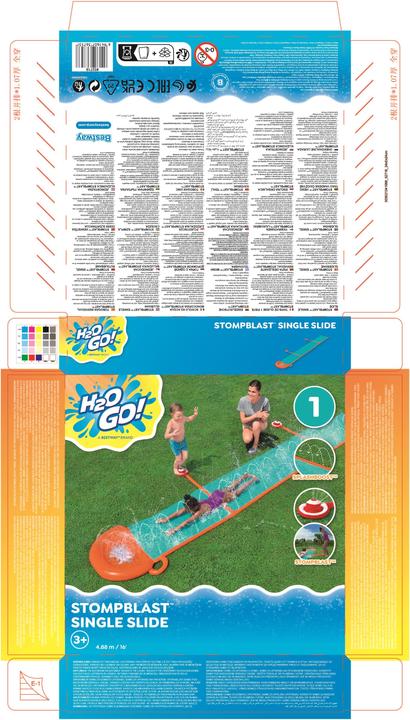 Actual product image Bestway H2OGO! 4.88 m StompBlast Single Water Slide