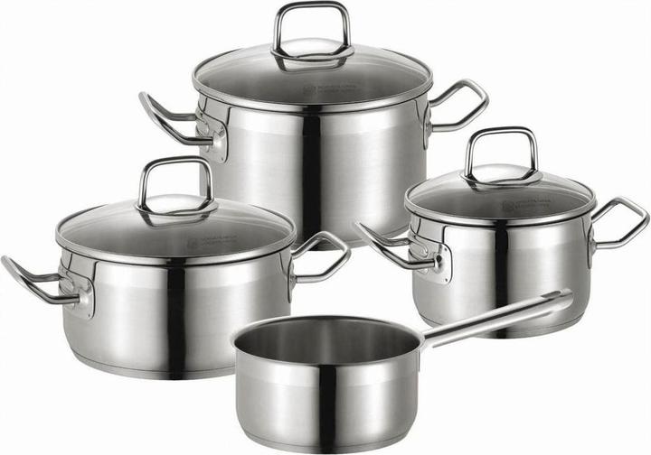 Immagine prodotto Schulte-Ufer Schulte Ufer set di pentole in acciaio inox da 4 pezzi (24 cm, Set di pentole e padelle da cucina, Acciaio inossidabile)