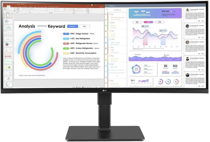 Productafbeelding LG UltraWide 34BQ77QC-B (3440 x 1440 pixels, 34")