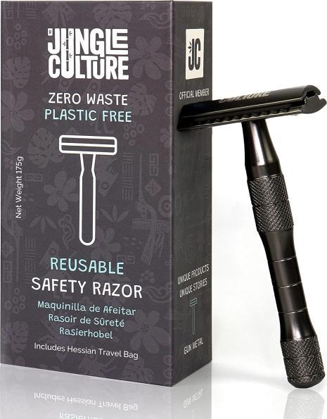 Jungle Culture - Wiederverwendbare Rasierhobel in Metallic Schwarz