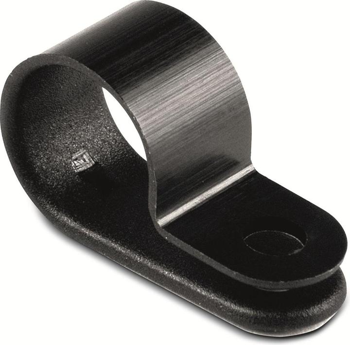 Productafbeelding HellermannTyton Zwart Nylon 6,6 P Clip 6,5mm