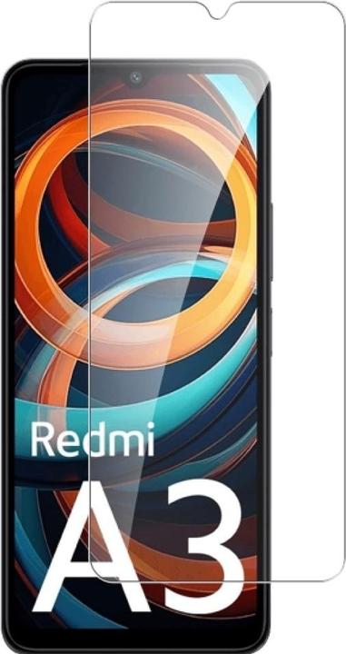 Screenguard Xiaomi Redmi A3 armoured glass screen protector Case Friendly Design (1 Piece, Xiaomi Redmi A3)