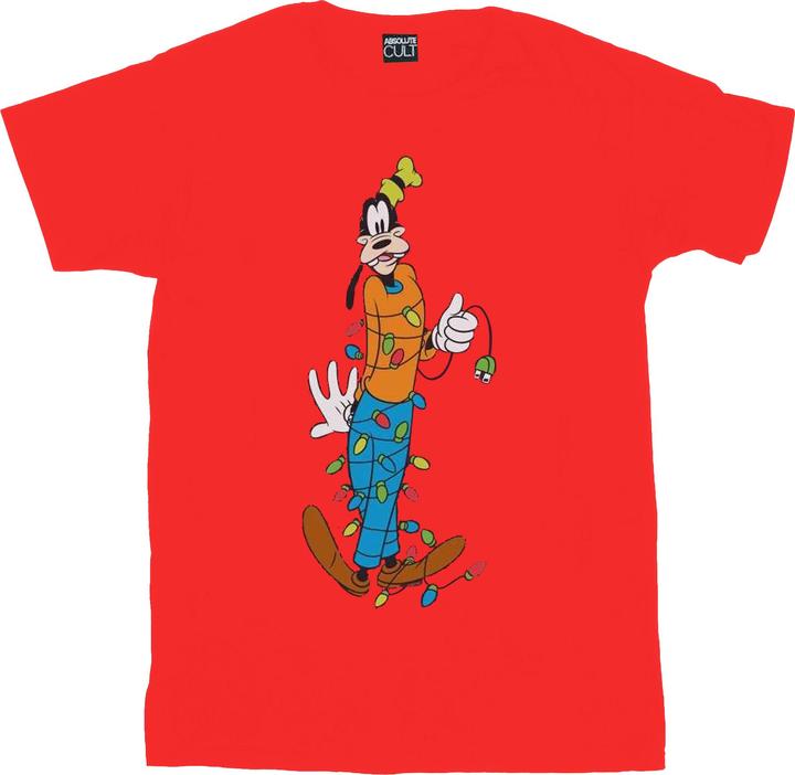 Immagine prodotto Disney Goofy Christmas Lights Maglietta Uomo (3XL)