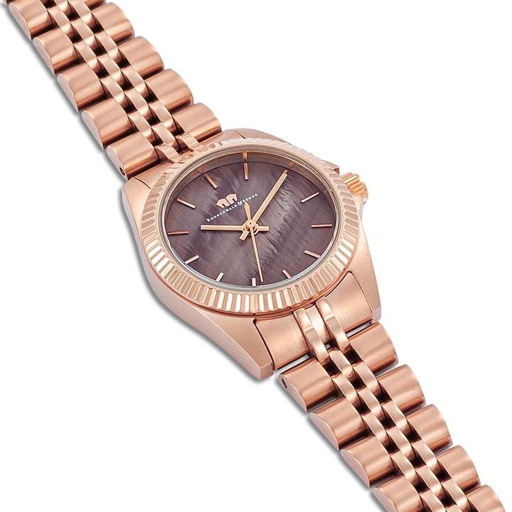 Immagine prodotto Orologio al quarzo da donna Cassina in acciaio inossidabile oro rosa - 26543 (Orologio da polso analogico, 27.50 mm)