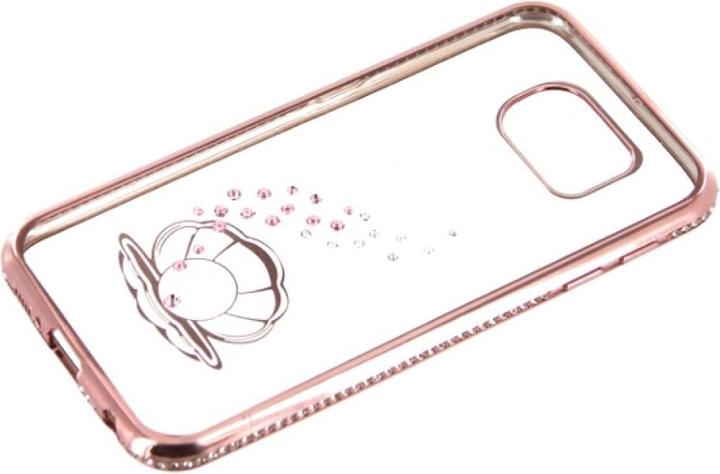 Produktbild OEM TPU Case Bling für Samsung S6 Seashell - rose gold (Samsung Galaxy S6)