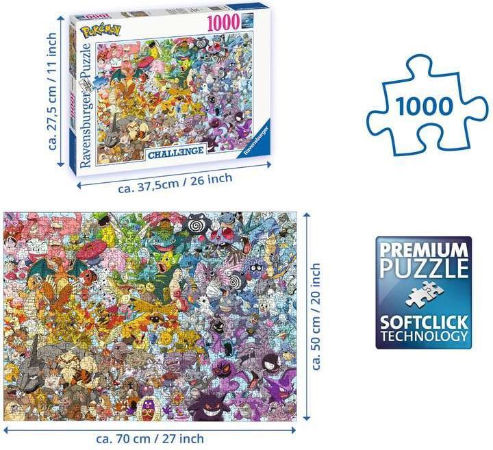 Actual product image Ravensburger Pokémon (1000 pieces)