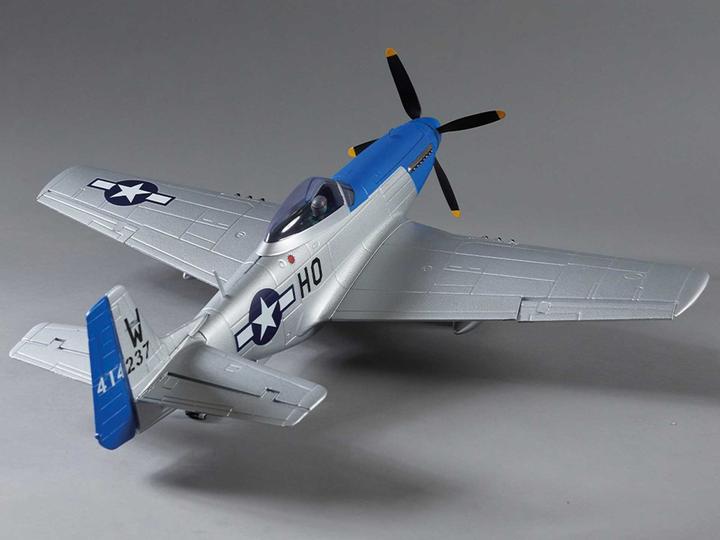 Actual product image Derbee P-51D Mustang Warbird PNP blue - 75cm (Warbird)
