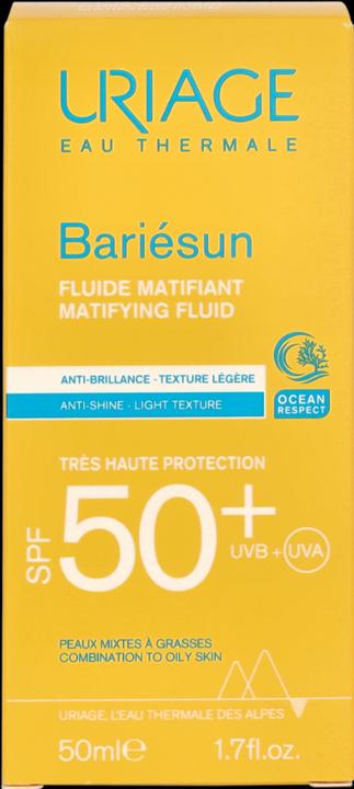 Produktbild Uriage Bariésun Matt Fluid LSF50 (Sonnencreme Gesicht, SPF 50, 50 ml, 74 g)