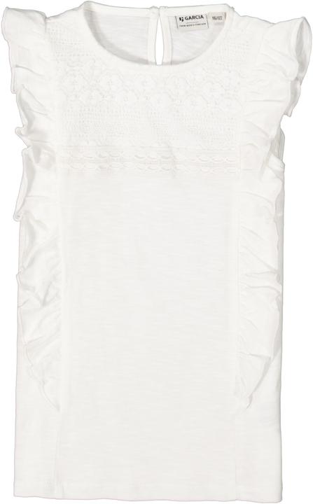 Produktbild Garcia Weisses Shirt mit Spitze (92)