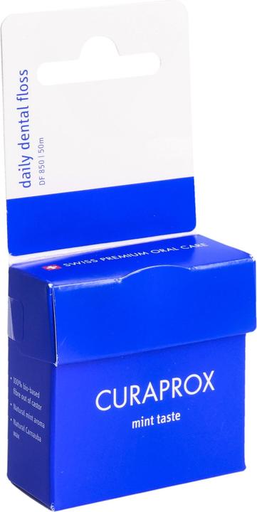 Curaprox DF 850 Zahnseide mit Curen Mikrofaser Minzgeschmack 50m (50 m)
