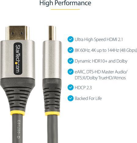 Immagine prodotto StarTech HDMM21V1M Cavo HDMI HDMI tipo A (standard) (1 m, HDMI)