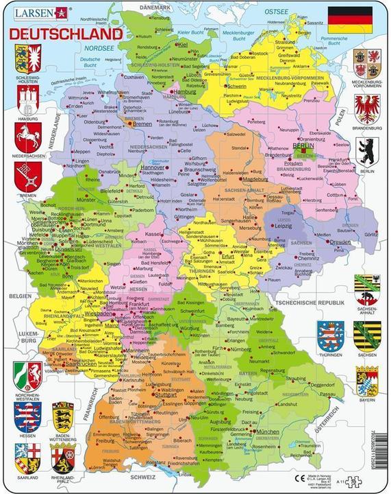 Actual product image Larsen Germany Political (70 pieces)