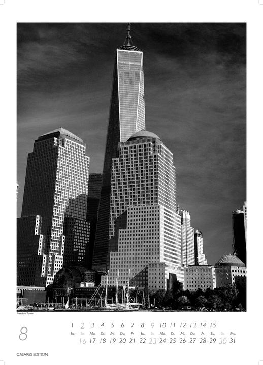 Produktbild New York schwarz-weiss 2026 L 59x42cm (Kein Einband, Deutsch)