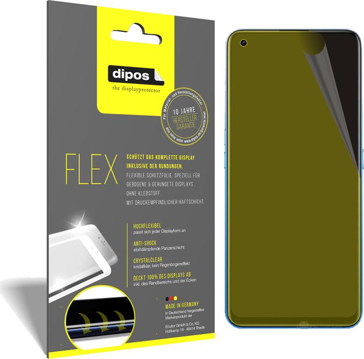 Produktbild Dipos Displayschutzfolie Full-Cover 3D (3 Stück, Realme X7 5G)