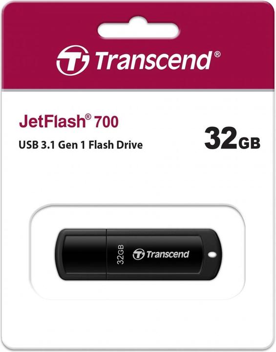 Immagine prodotto Transcend JetFlash 700 (32 GB, USB 3.1, USB-A)