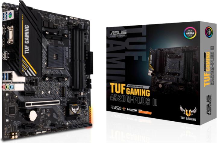 Image du produit ASUS TUF GAMING A520M-PLUS II (AM4, AMD A520, mATX)