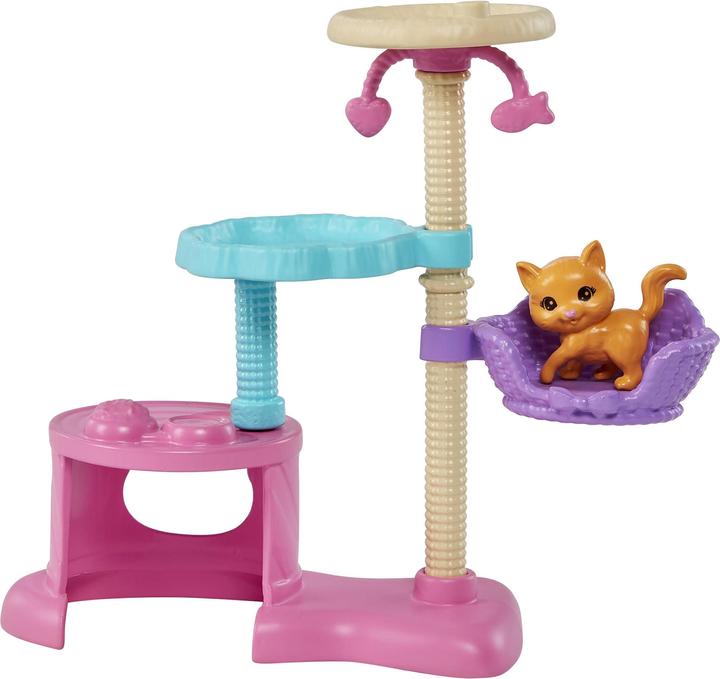 Immagine prodotto Barbie Set da gioco per bambole e gattini con accessori