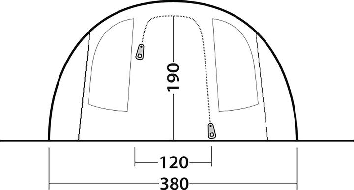 Produktbild Outwell Rockwell 6 (Tunnelzelt, 22.20 kg, 6 Personen)