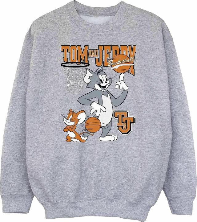 Tom & Jerry Boys Spinning Basketball Sweatshirt (140, 146)