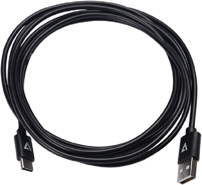Produktbild V7 USB A zu USB-C (2 m, USB 2.0)