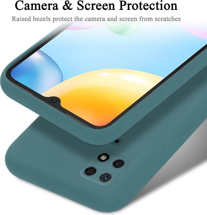 Actual product image Cadorabo TPU Liquid Silicone Case Cover for Xiaomi RedMi 10C / POCO C40 (Xiaomi Redmi 10C, Xiaomi Poco C40)