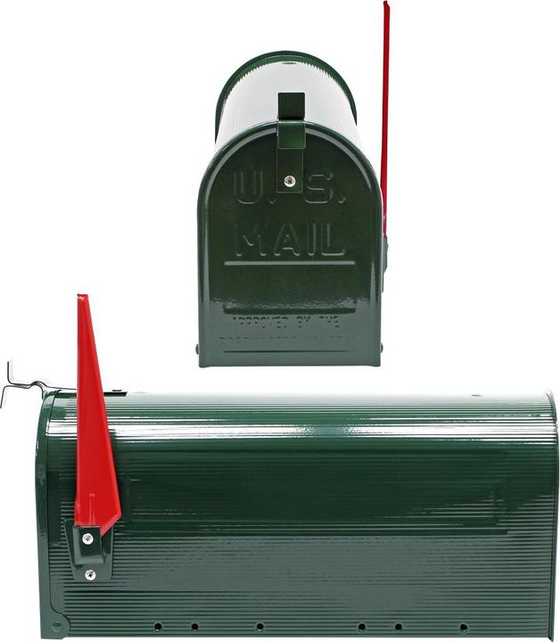 Immagine prodotto Wiltec Cassetta postale USA 180x220x480mm Cassetta delle lettere bandiera americana in acciaio