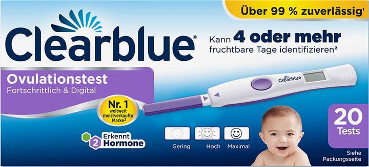 Image du produit Clearblue Test d'ovulation avancé et numérique 20pcs.