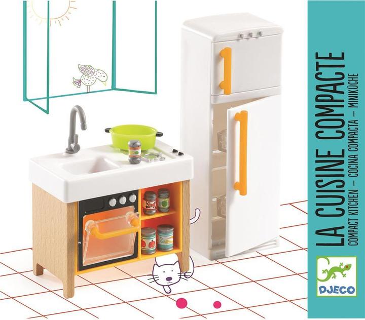 Produktbild Djeco Puppenhaus Küche kompakt