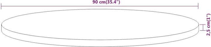 Immagine prodotto VidaXL Lynsay (90 x 2,5 cm)