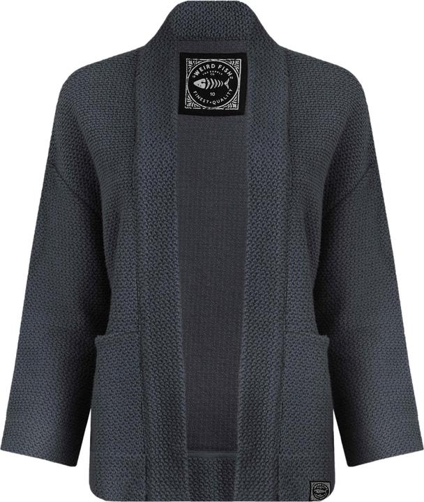 Weird Fish Santosh Strickjacke kurz geschnitten