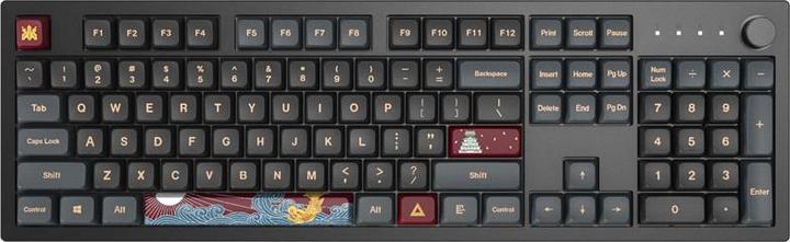 Actual product image Montech MKey Darkness Gaming Keyboard - Gateron Yellow (US) (US, Cable)