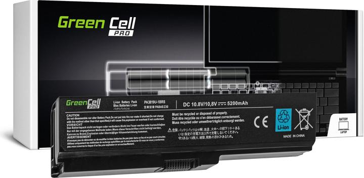 Produktbild GreenCell PRO Laptop Battery for Toshiba Satellite C650 C650D C660D - 11.1V - 5200mAh (6 Zellen, 5200 mAh)