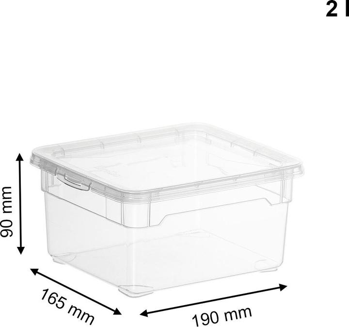 Produktbild Rotho Clear (19 x 16.5 x 9 cm, 2 l)