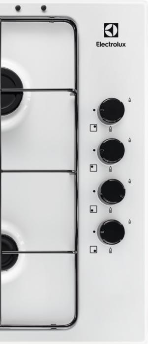 Immagine prodotto Electrolux EGS6414W piano cottura Bianco Da incasso Gas 4 Fornello(i)