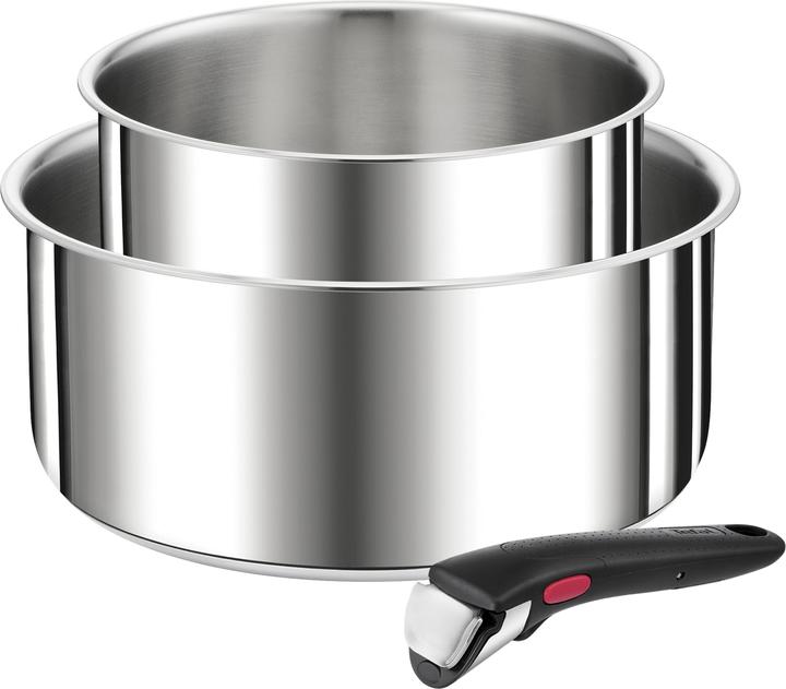 Actual product image Tefal L9739302 (16 cm, Pan set + pot set, Stainless steel)
