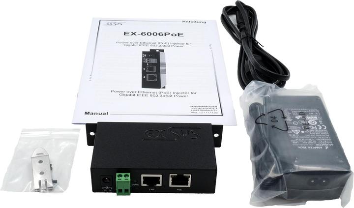 Actual product image Exsys EX-6006POE (2 Ports)