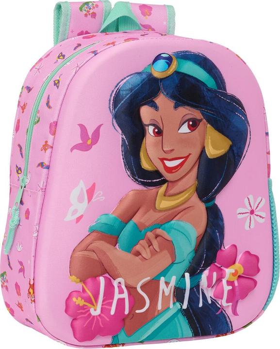 Produktbild Disney Princess Kinderrucksack 3D Jasmine Rosa 27 x 33 x 10 cm