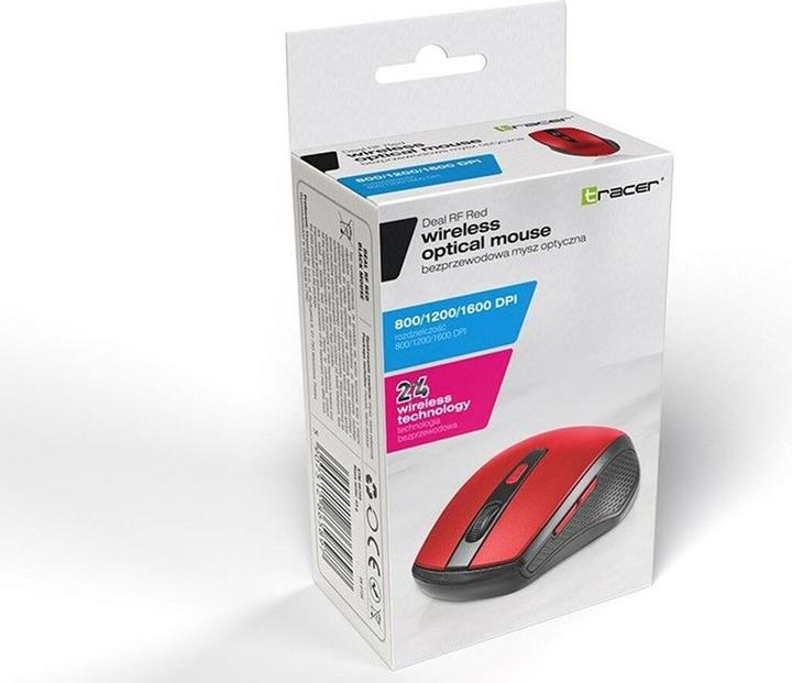 Produktbild Tracer Deal Red RF Nano Mouse Wireless (Kabellos)