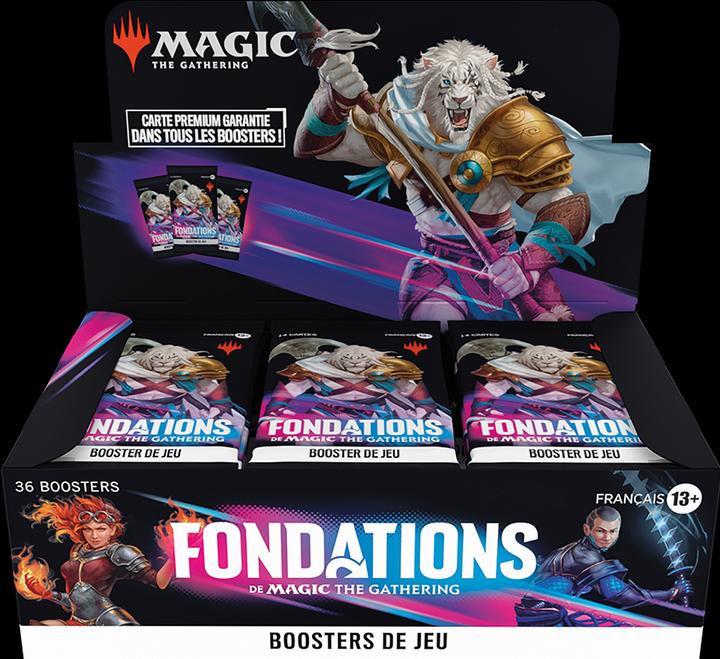 Image du produit Magic the Gathering Foundations (Français, Affichage du booster)