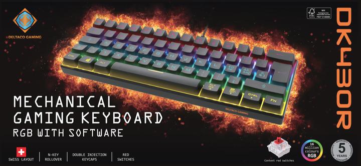 Actual product image Deltaco Gaming GAM-075 (CH, Cable)