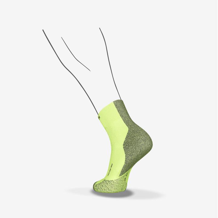 Image du produit Kiprun Chaussettes de running run900 fines mid jaunes (39, 40)