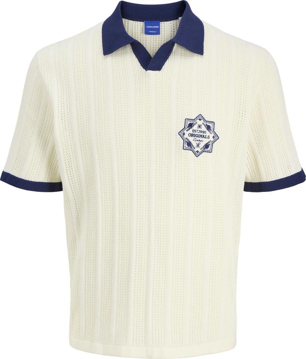 Jack & Jones Jordia Knit Split Neck Polo Styd Ss25 (M)
