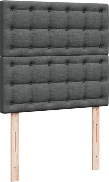 Immagine prodotto VidaXL Bo x letto a molle con materasso 90 x 190 cm in tessuto (90 x 190 cm, 90 x 190 cm)