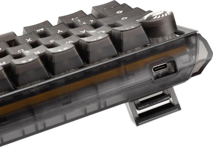 Productafbeelding Ducky One 3 Aura Black Mini Gaming Keyboard, RGB LED - MX-Blue (NL, Bedraad)